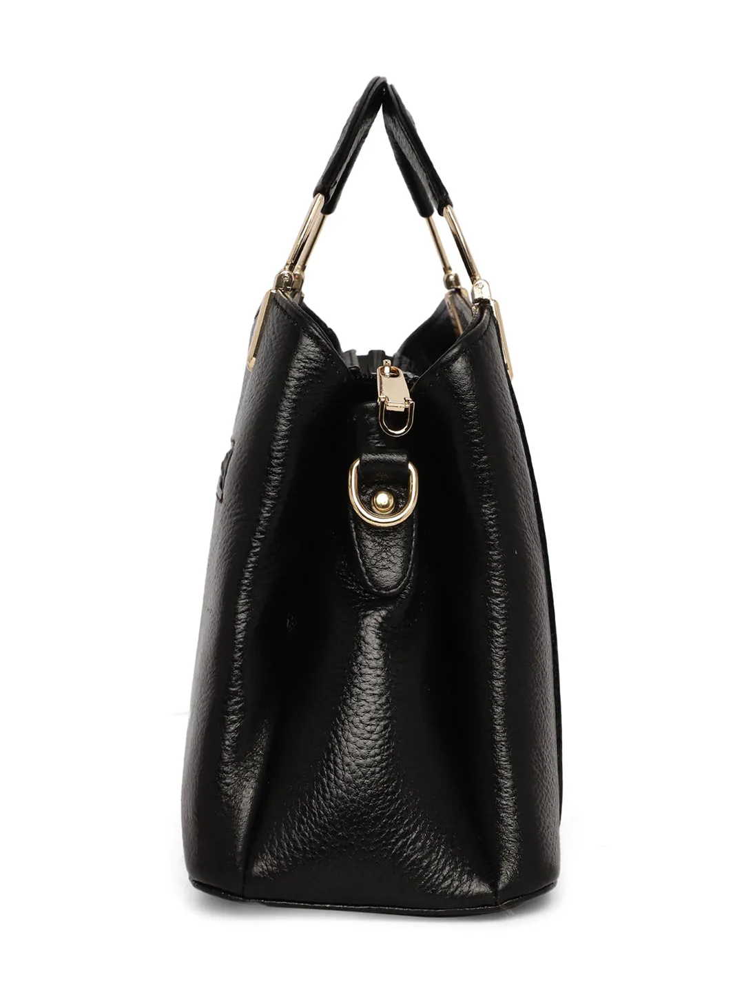 Black Leather Mini Handbags for women LHB1025