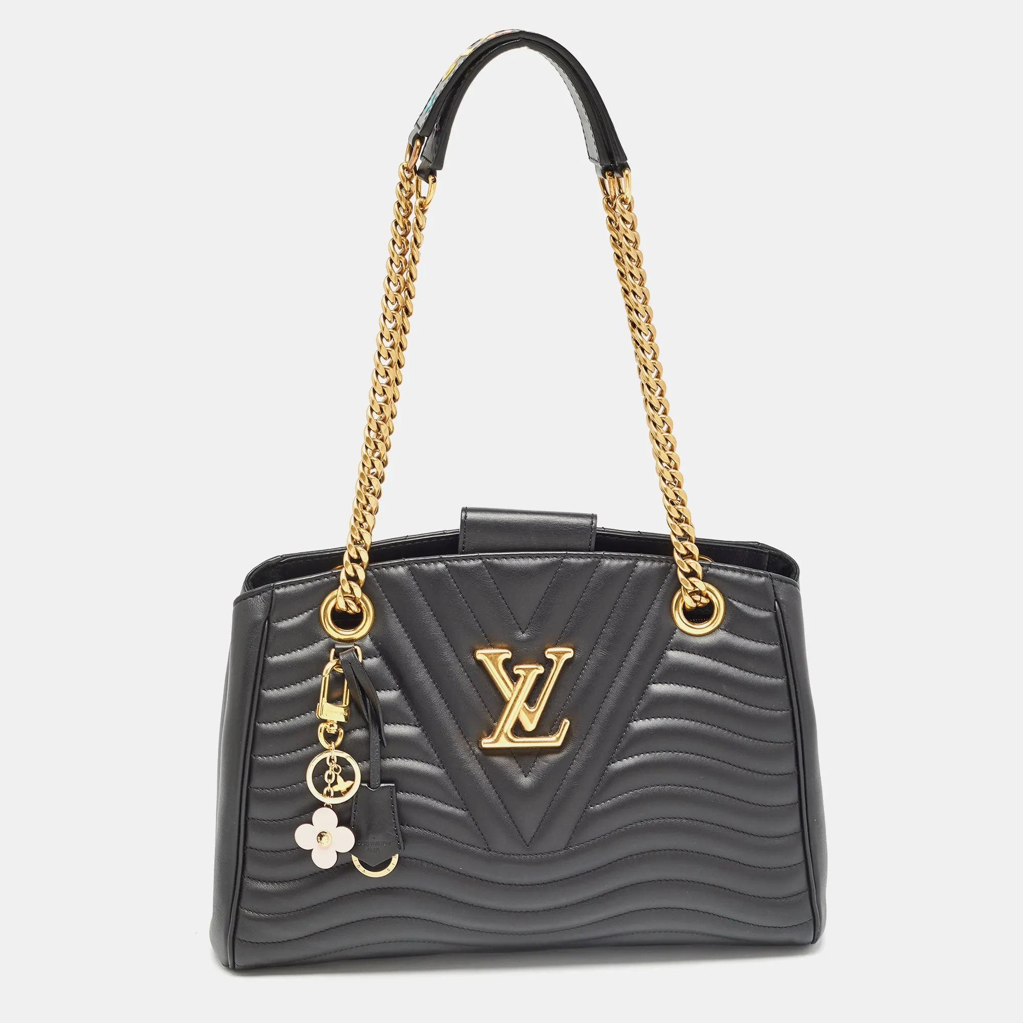 Black Quilted Leather New Wave Bag