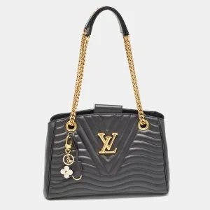 Black Quilted Leather New Wave Bag