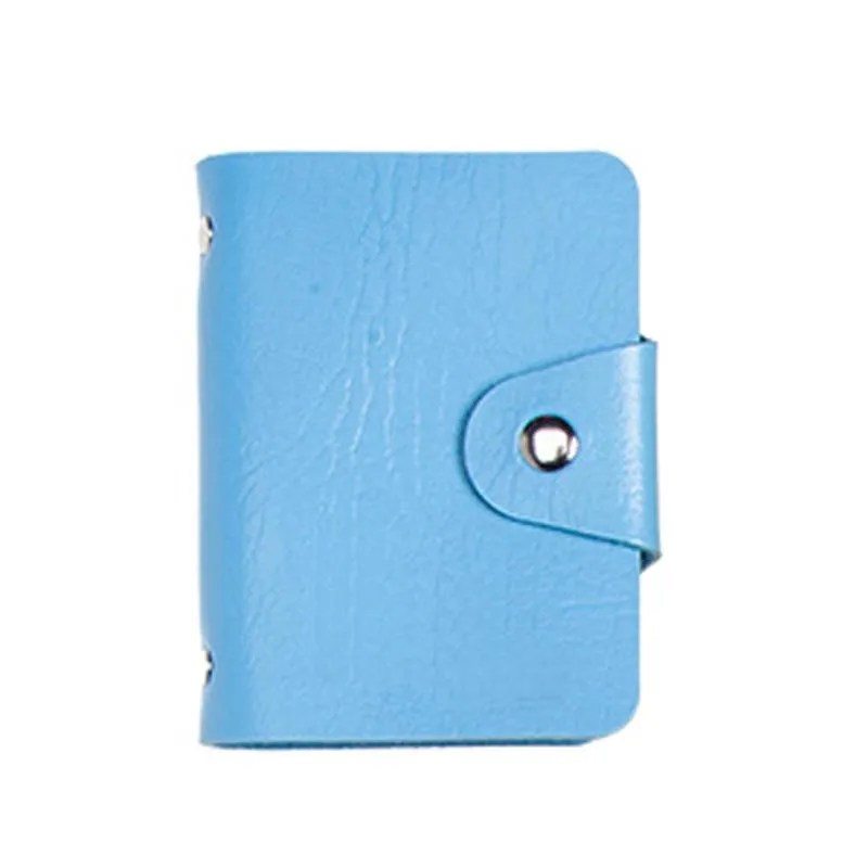 Book-Style Pu Leather Name Card Organiser
