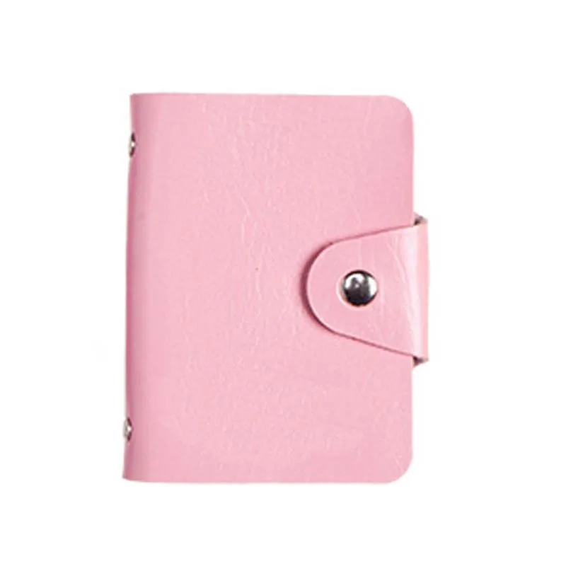 Book-Style Pu Leather Name Card Organiser