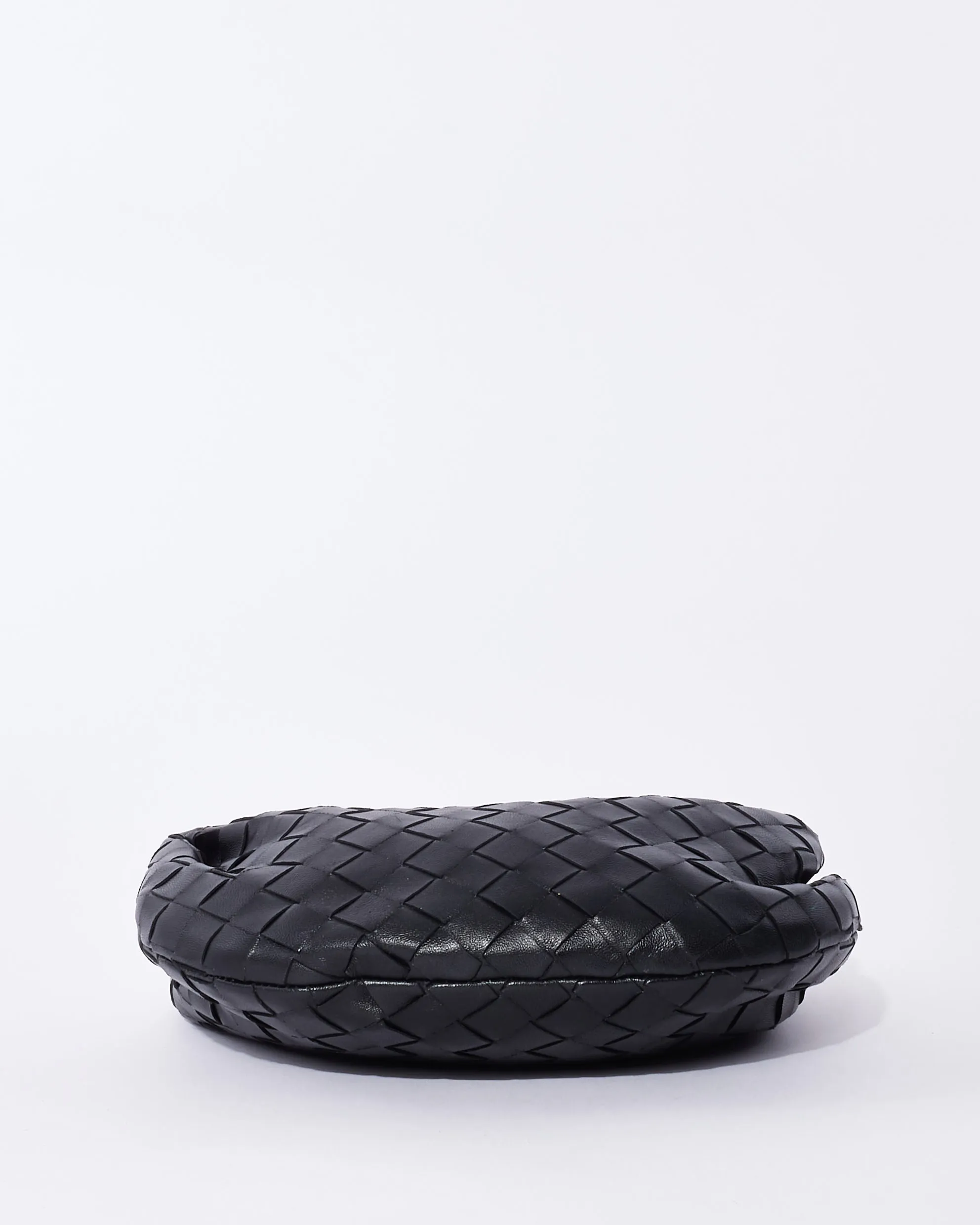 Bottega Veneta Black Intrecciato Leather Mini Jodie