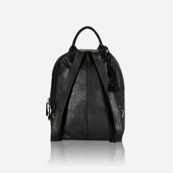 Brando Leather Backpack Black