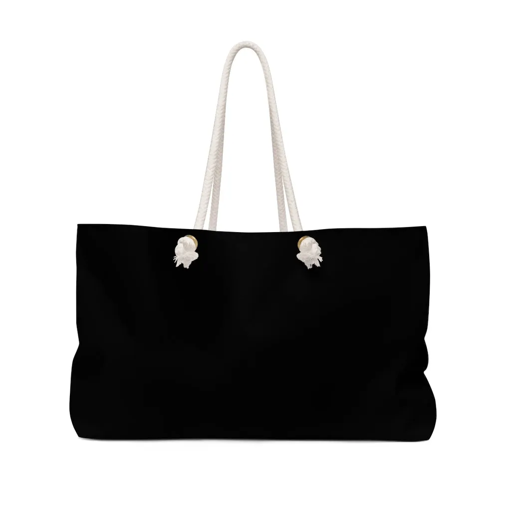 BRIDE SQUAD Black Weekender Bag