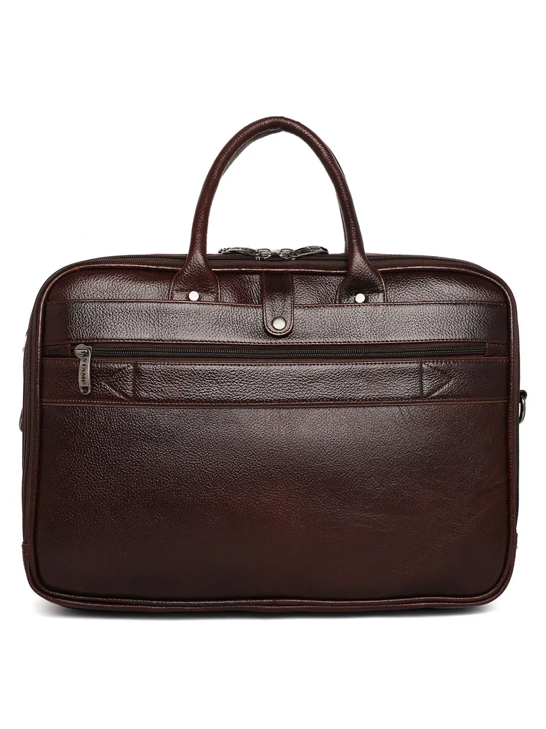 Brown Leather Portfolio Office / Laptop Bags ZP12103