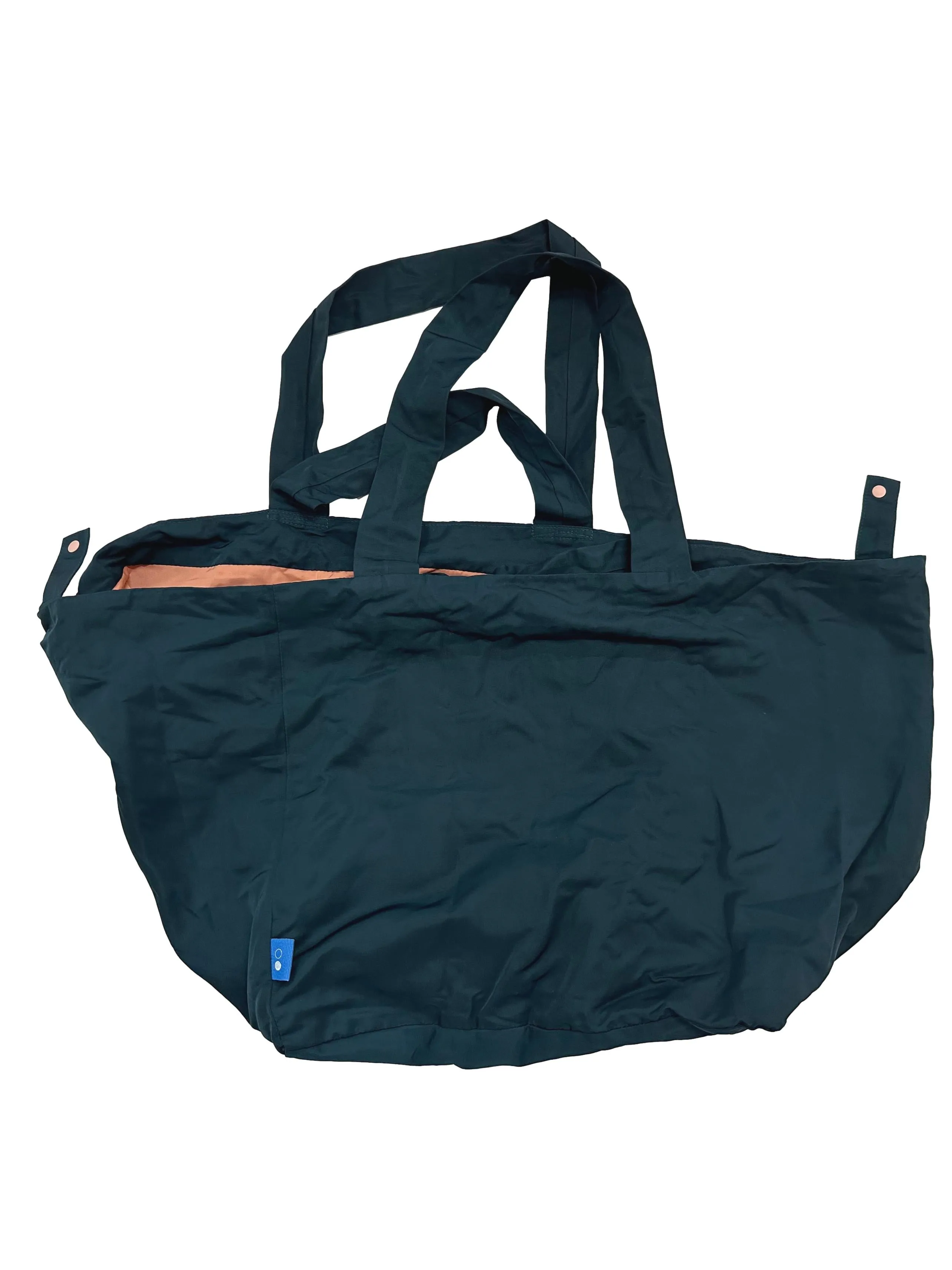 BTV Forest Green Foldable Tote Bag