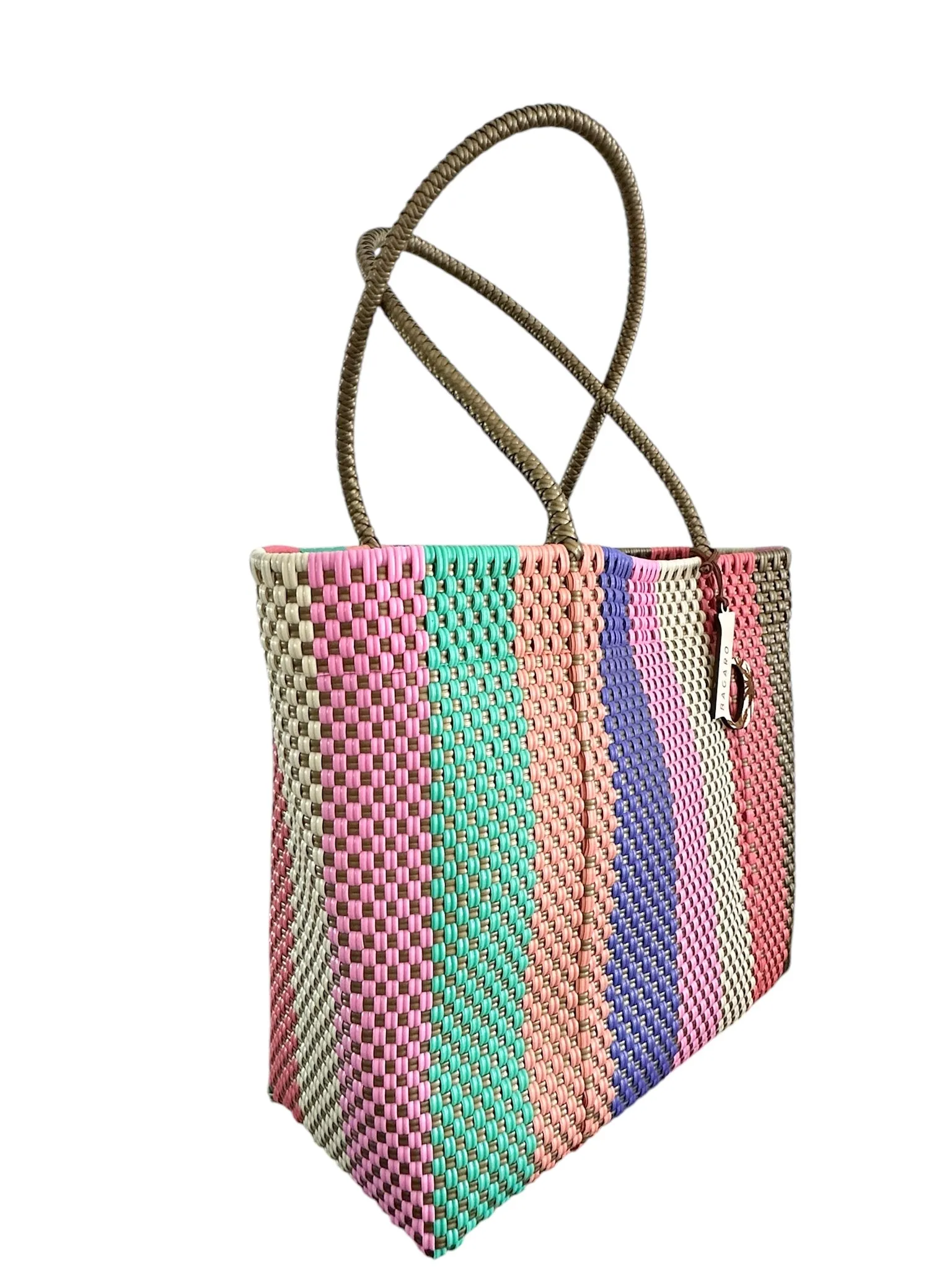 Bubble Bath Handwoven Bag