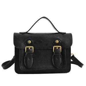Buckle Fastenings Leather Crossbody Bag