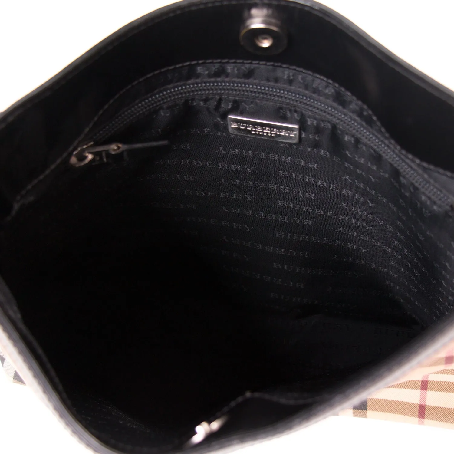 Burberry Haymarket Mini Tote Bag