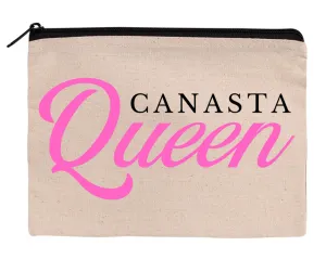 Canasta Zippered Canvas Pouches