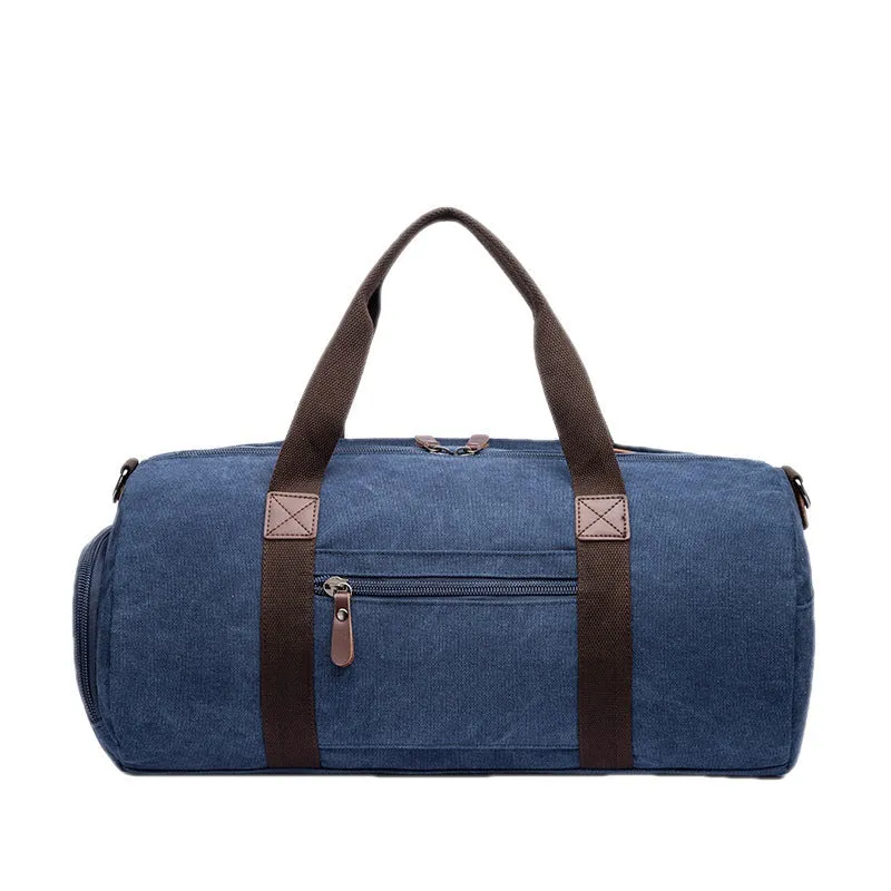 Canvas Duffel Bag For Mens Canvas Weekender Bag Men's Gym Bag Fashion Carry On Bag