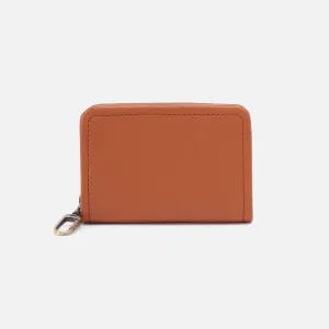 Cass Card Case In Pebbled Leather - Butterscotch