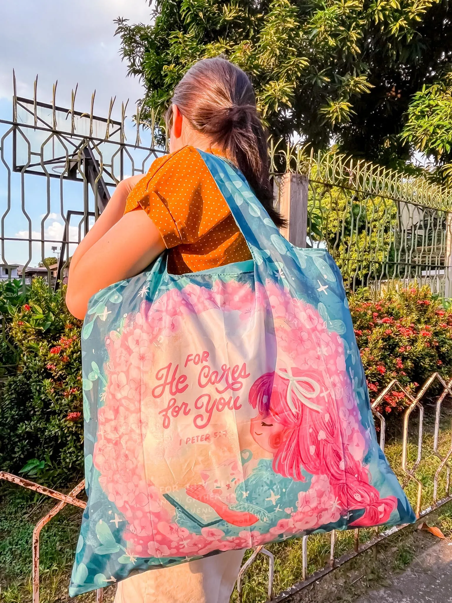 Cast Your Cares {Ecobag}