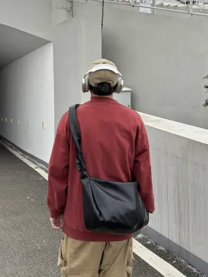 Casual Leather Sling Bag