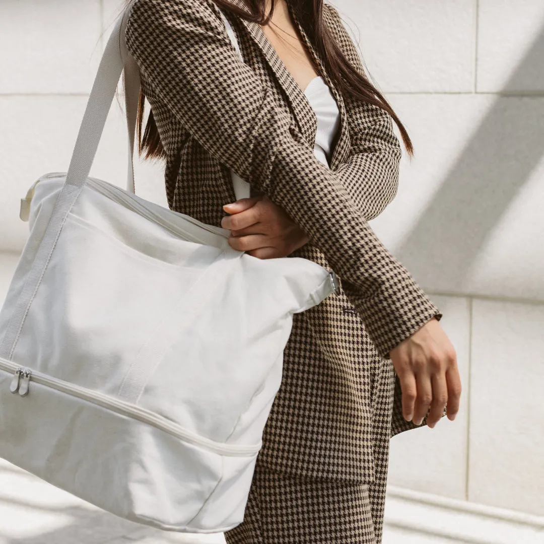 Catalina Deluxe Tote - Eco Friendly Canvas - Natural