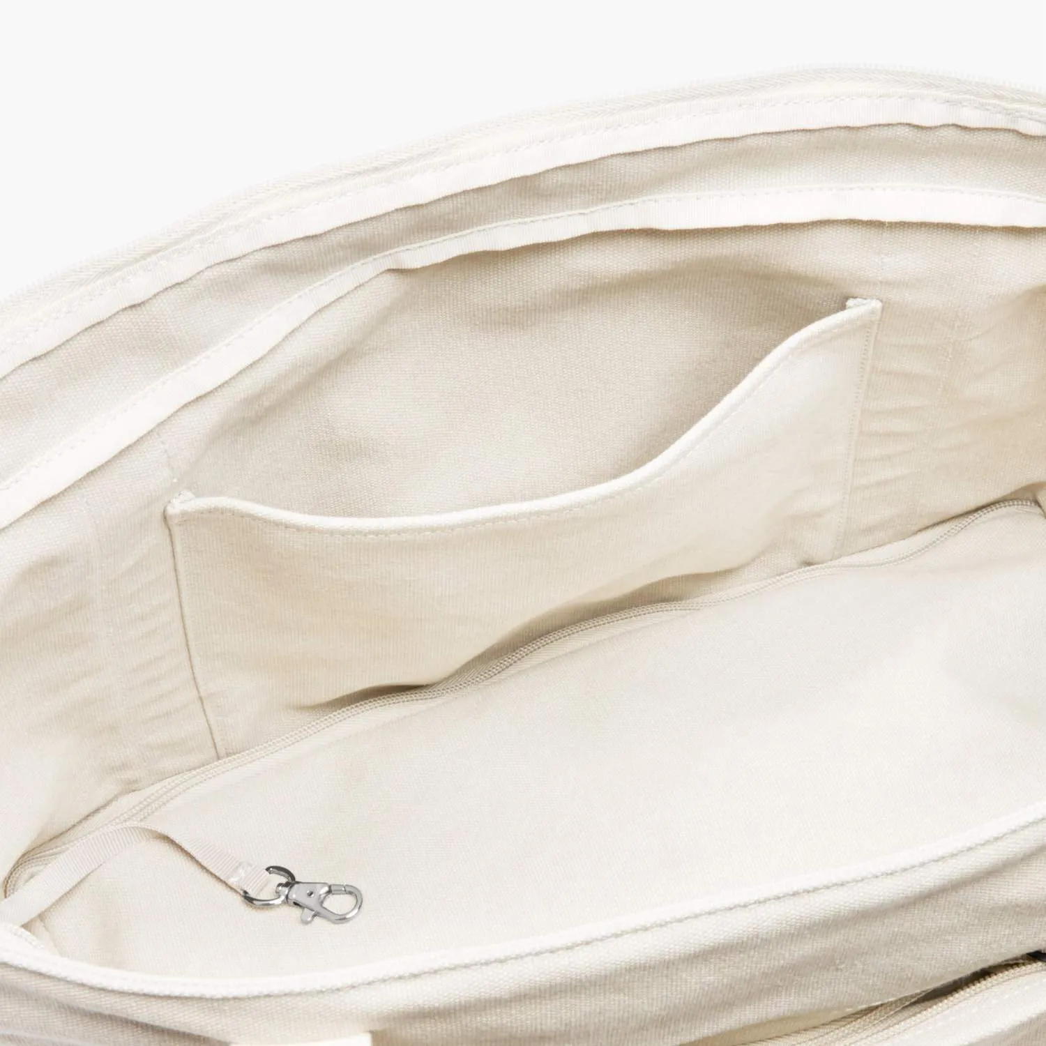 Catalina Deluxe Tote - Eco Friendly Canvas - Natural