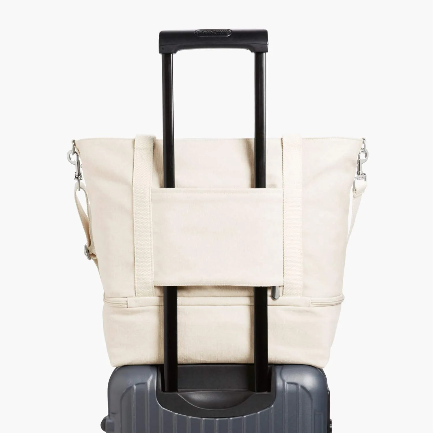 Catalina Deluxe Tote - Eco Friendly Canvas - Natural