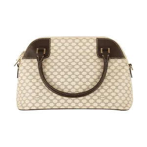 Celine White Macadam 2Way Bag