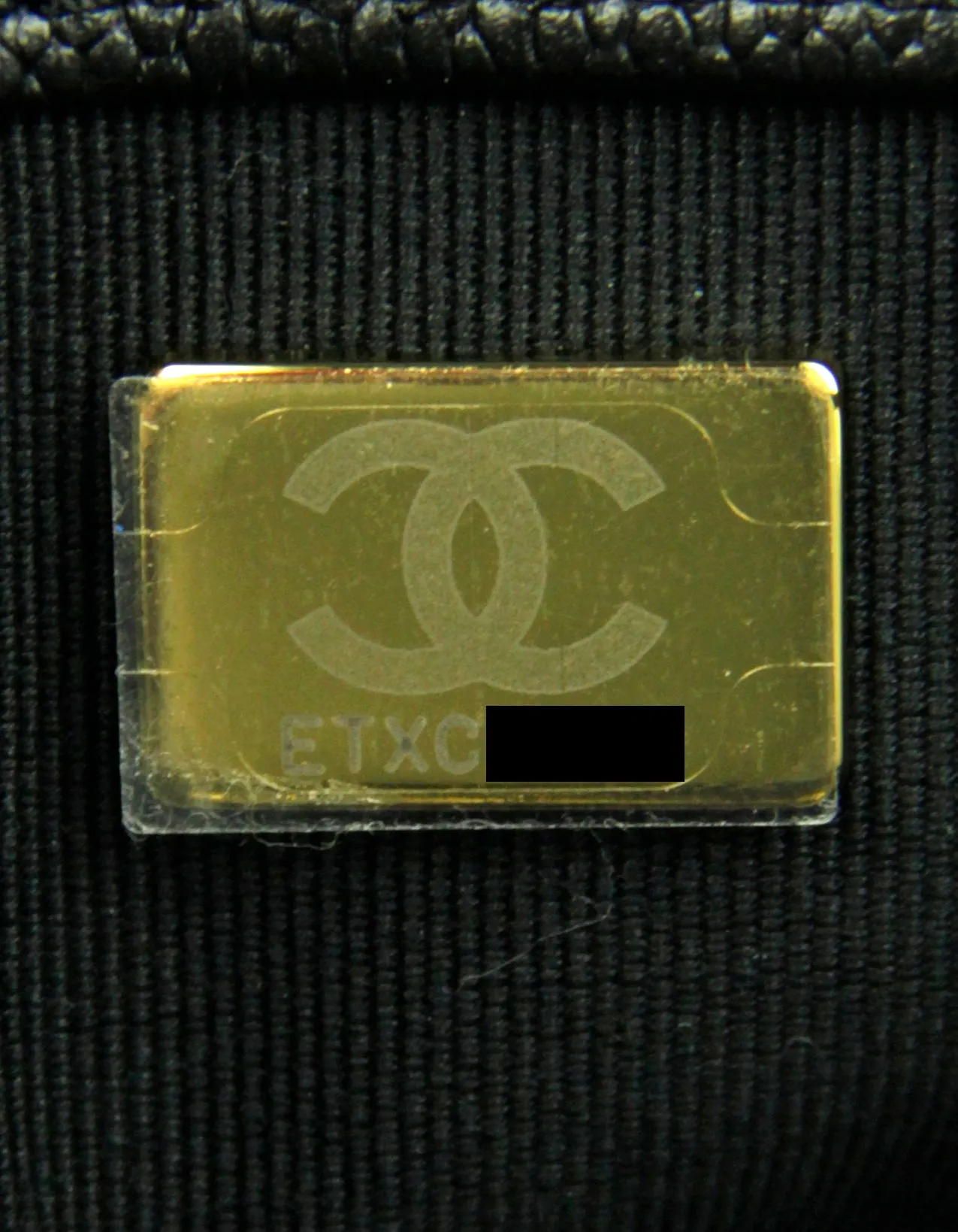 Chanel Black Caviar Quilted Medium Chain Through Boy Flap