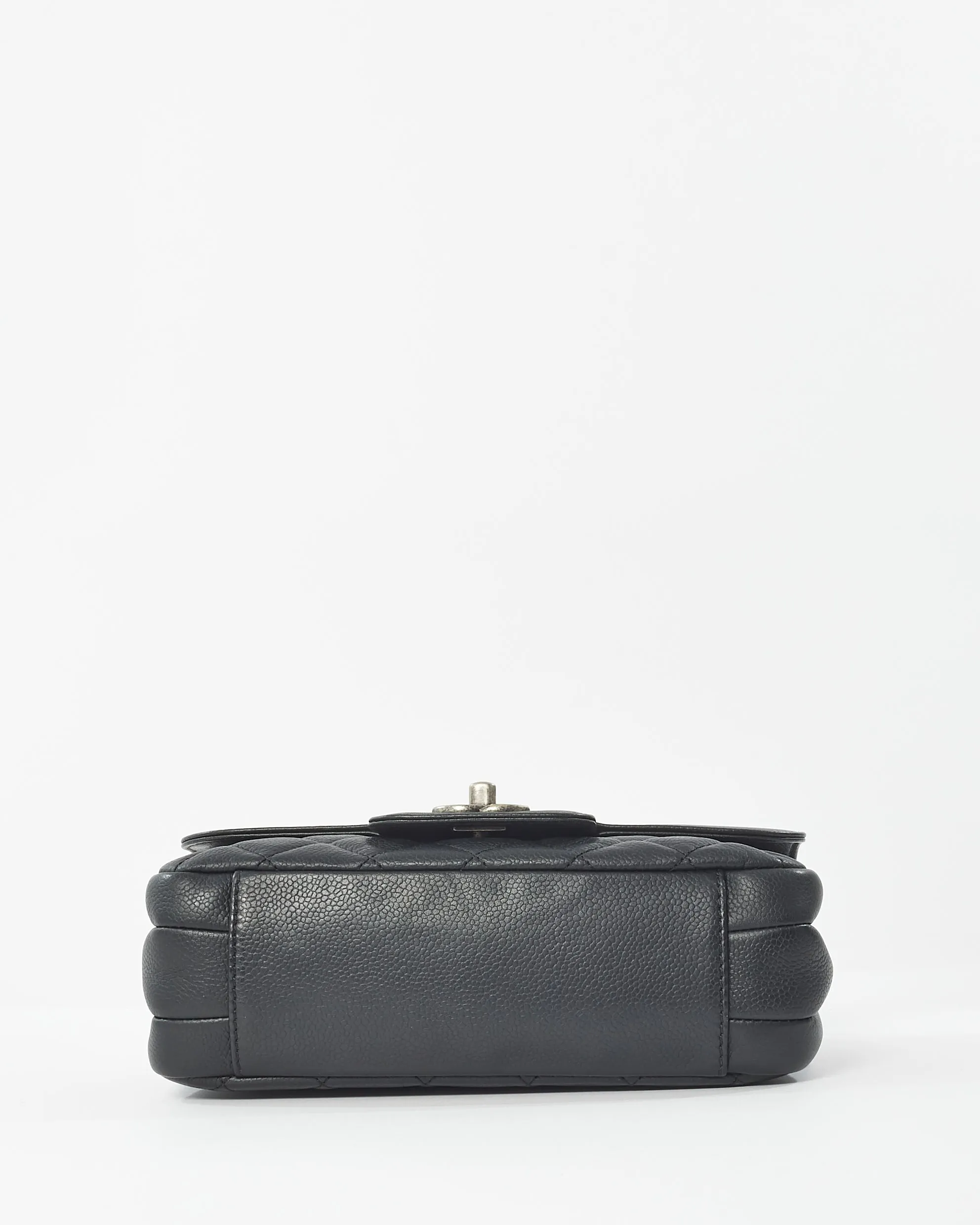 Chanel Black Leather "All About" Small Flap Bag