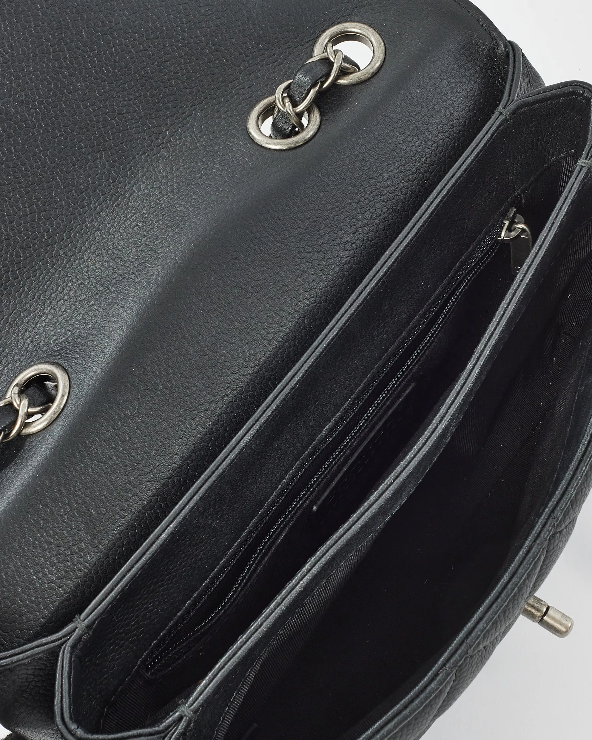 Chanel Black Leather "All About" Small Flap Bag