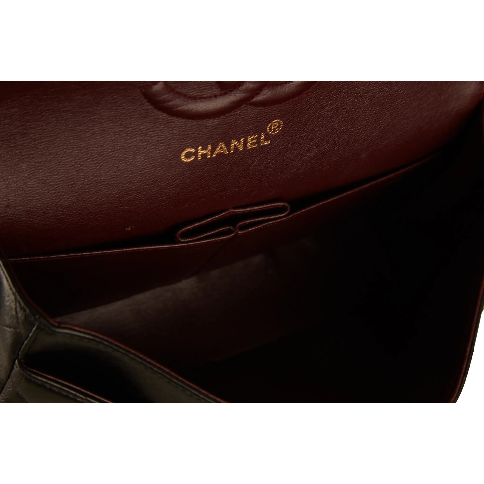 Chanel Black Quilted Double Flap Bag