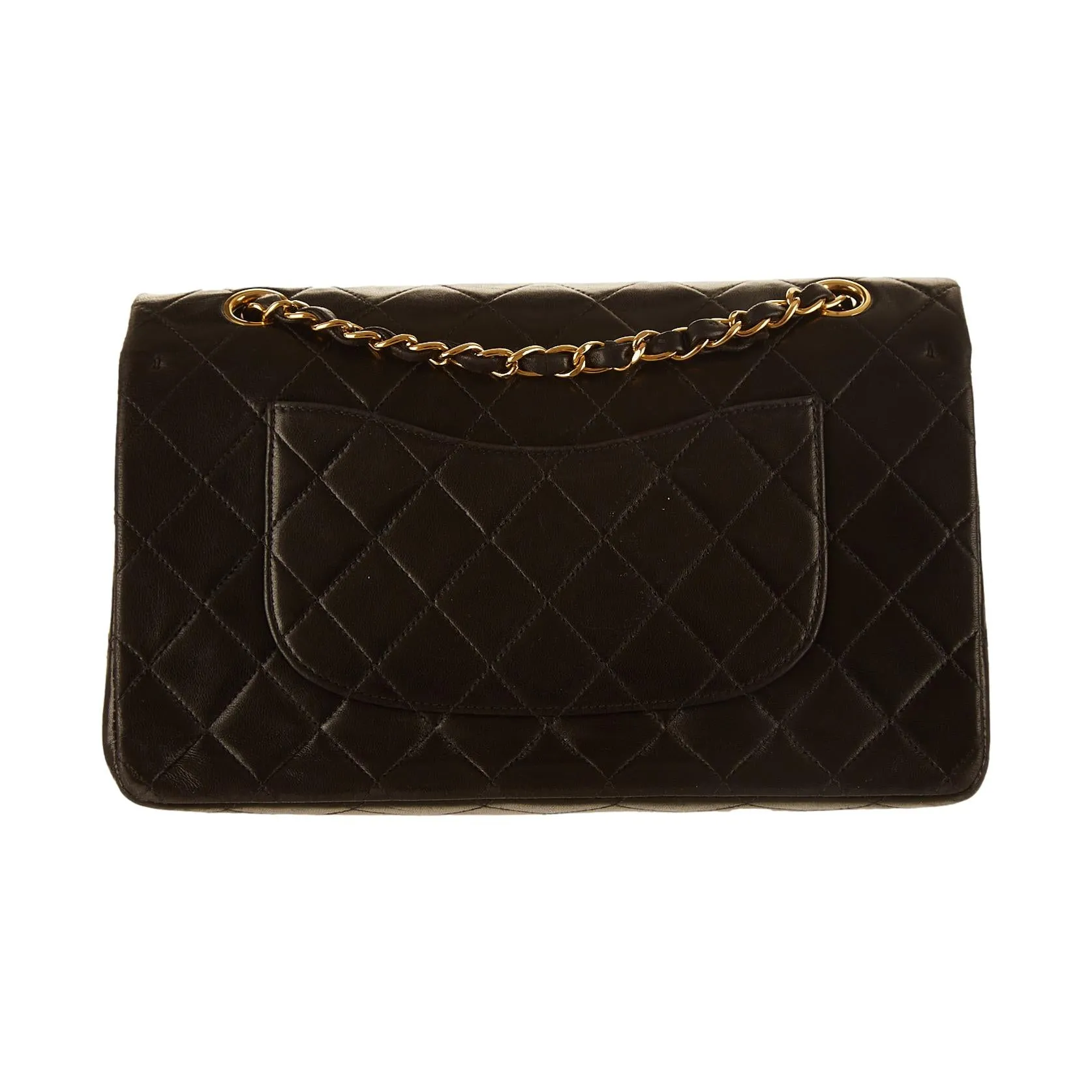 Chanel Black Quilted Double Flap Bag