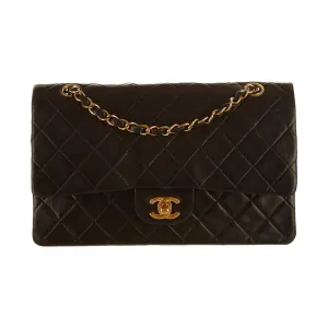 Chanel Black Quilted Double Flap Bag