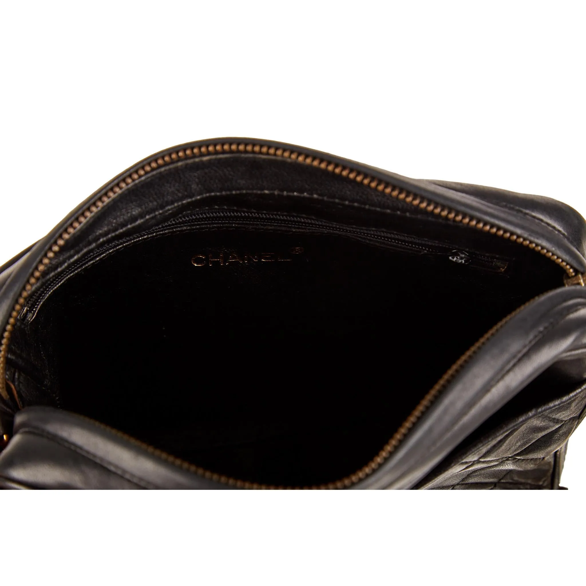 Chanel Black Quilted Tassel Shoulder Bag