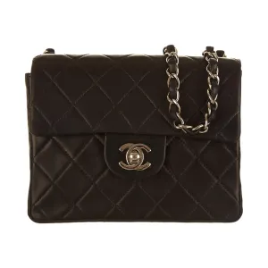 Chanel Black Square Mini Flap Bag