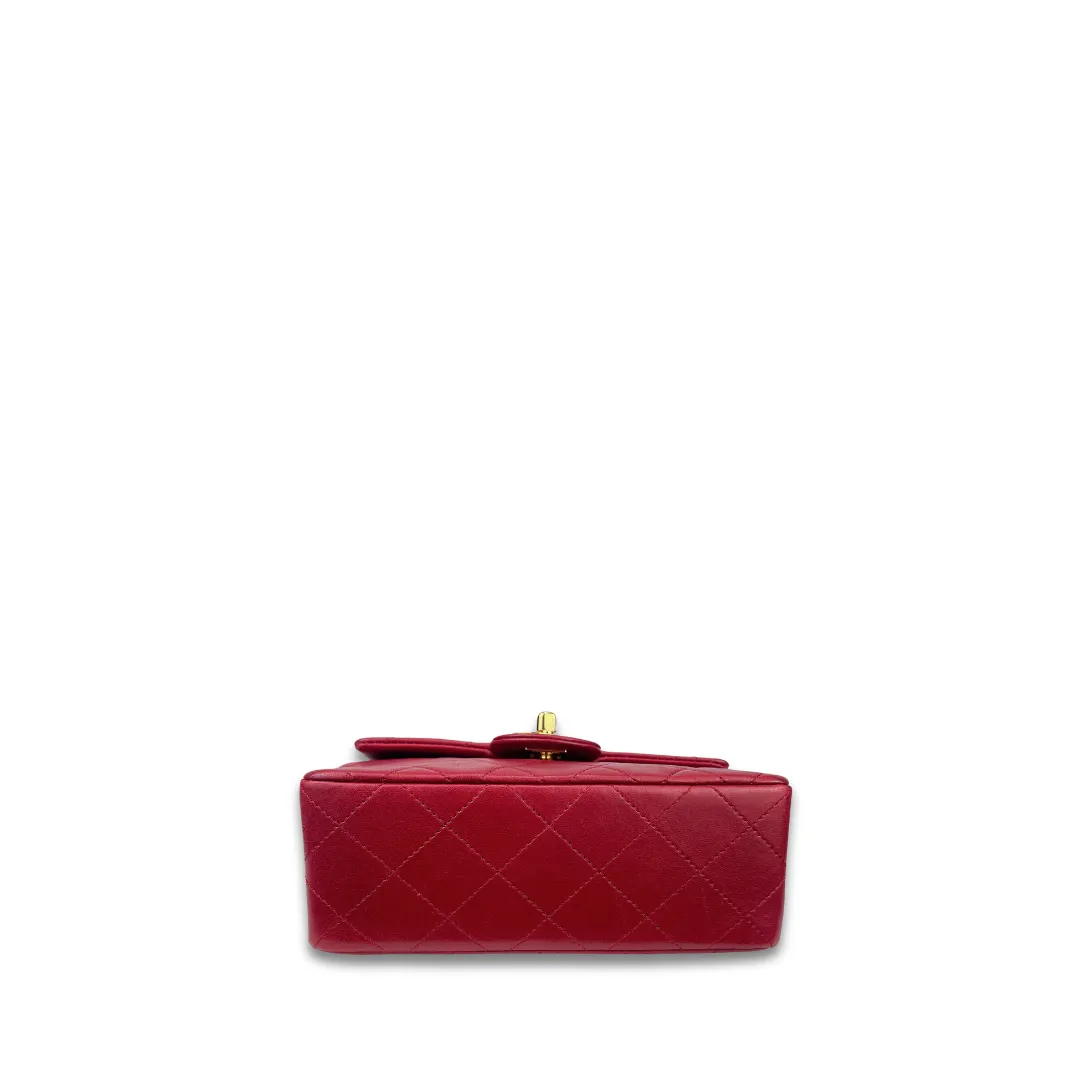 Chanel Classic Red Square Mini