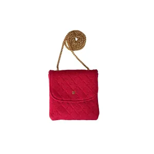 Chanel Fuchsia Quilted Micro Bag