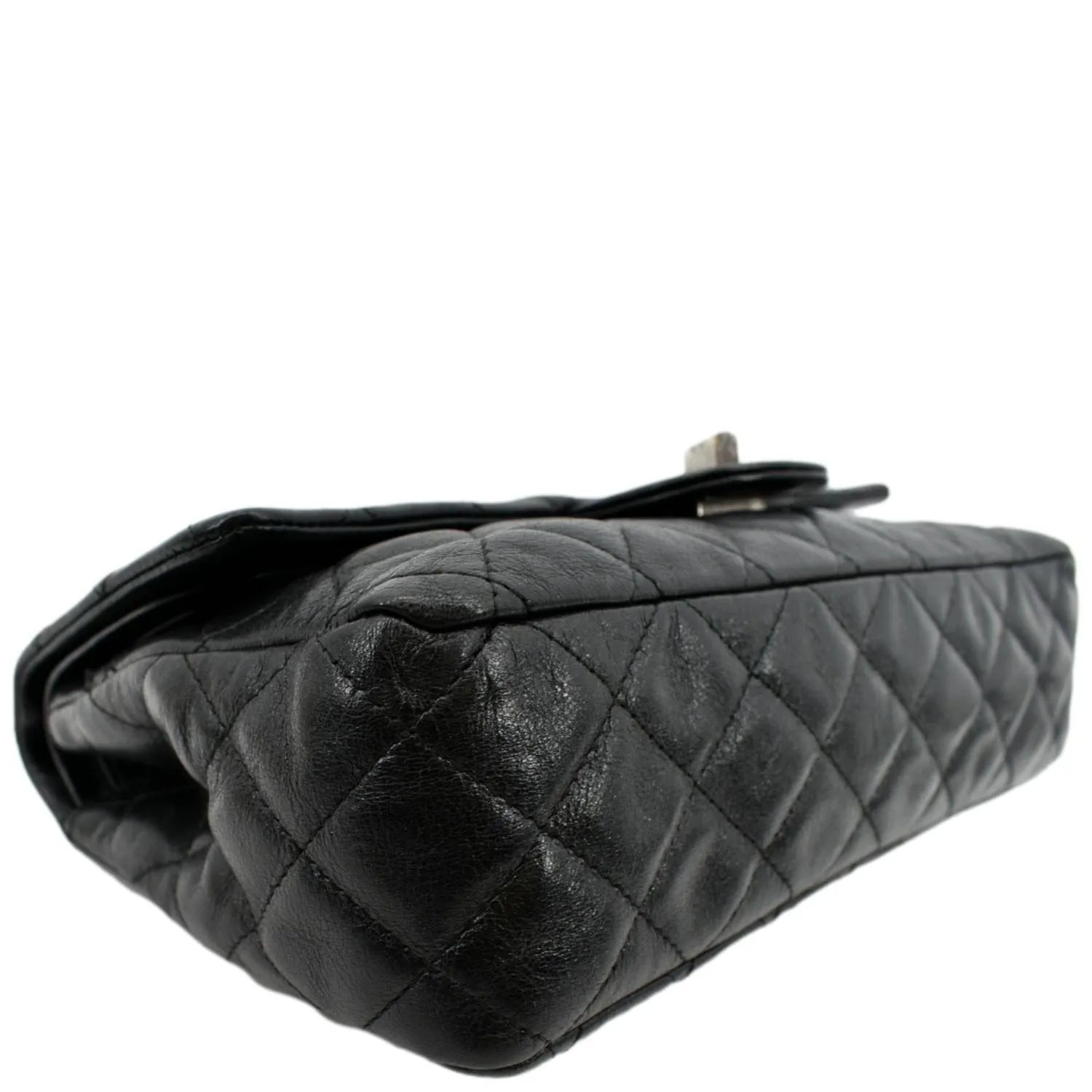 CHANEL Reissue Flap Leather Shoulder Bag Black