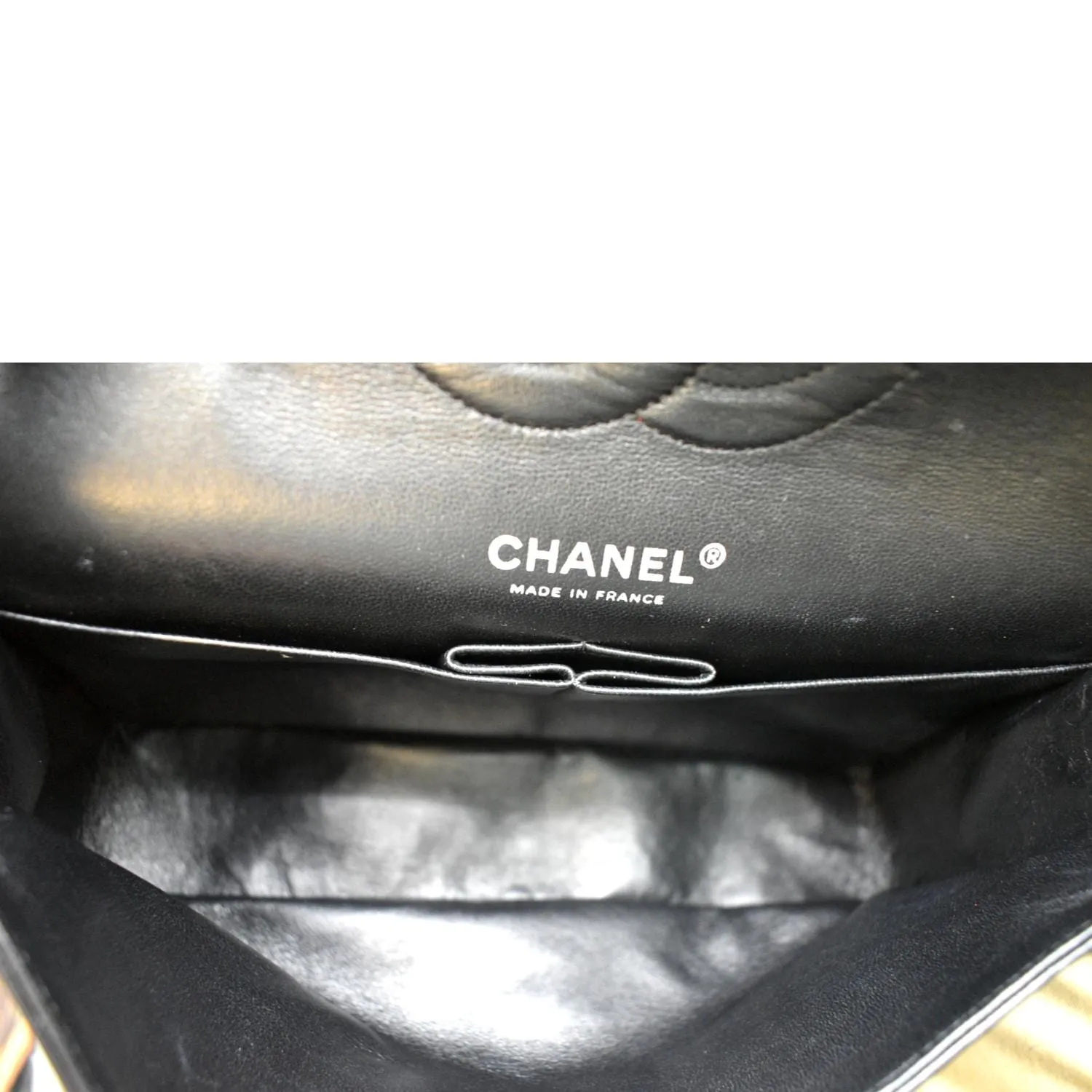 CHANEL Reissue Flap Leather Shoulder Bag Black