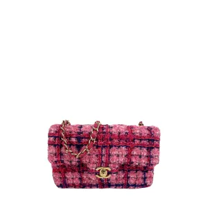 Chanel Tweed Quilted Flap Bag