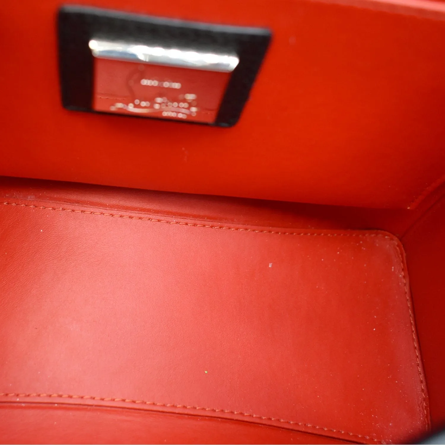 CHRISTIAN LOUBOUTIN Pebbled Small Rubylou Shoulder Bag Black