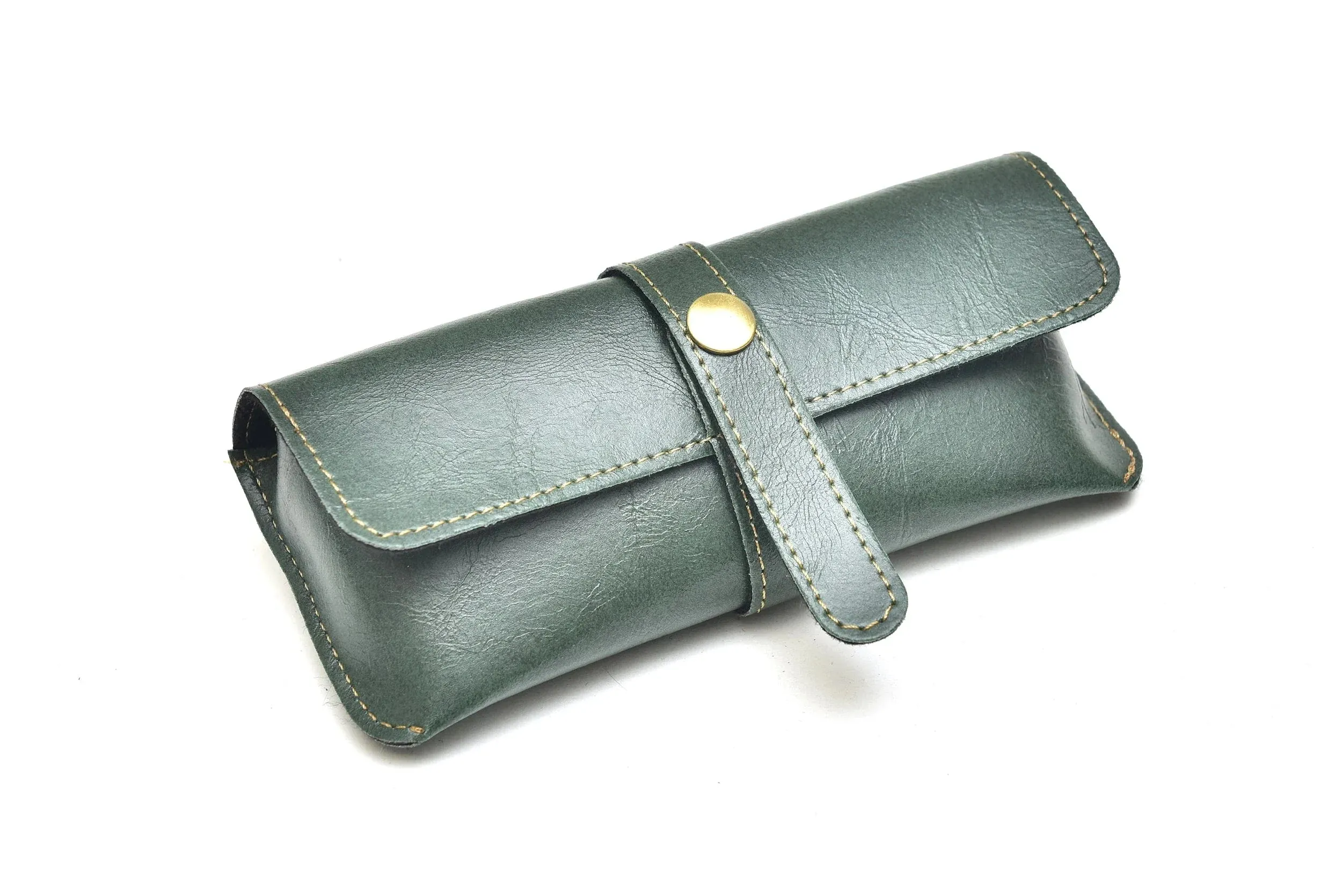 Classy Leather Customized Men's Combo (3 pcs) - Green