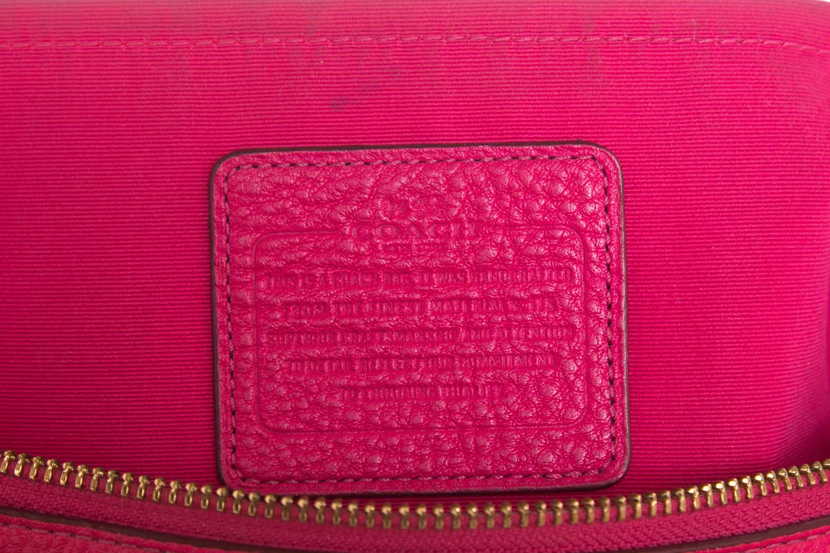 Coach Hot Pink Morgan Satchel Handbag