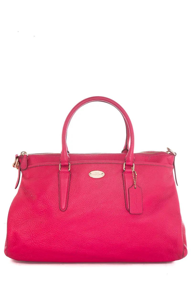 Coach Hot Pink Morgan Satchel Handbag