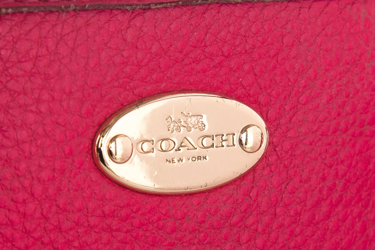 Coach Hot Pink Morgan Satchel Handbag