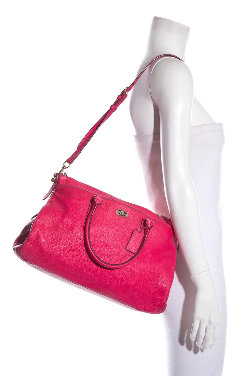 Coach Hot Pink Morgan Satchel Handbag