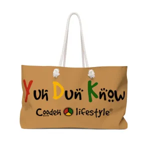 Coodeh Weekender Bag (YuhDunKnow-BRN)