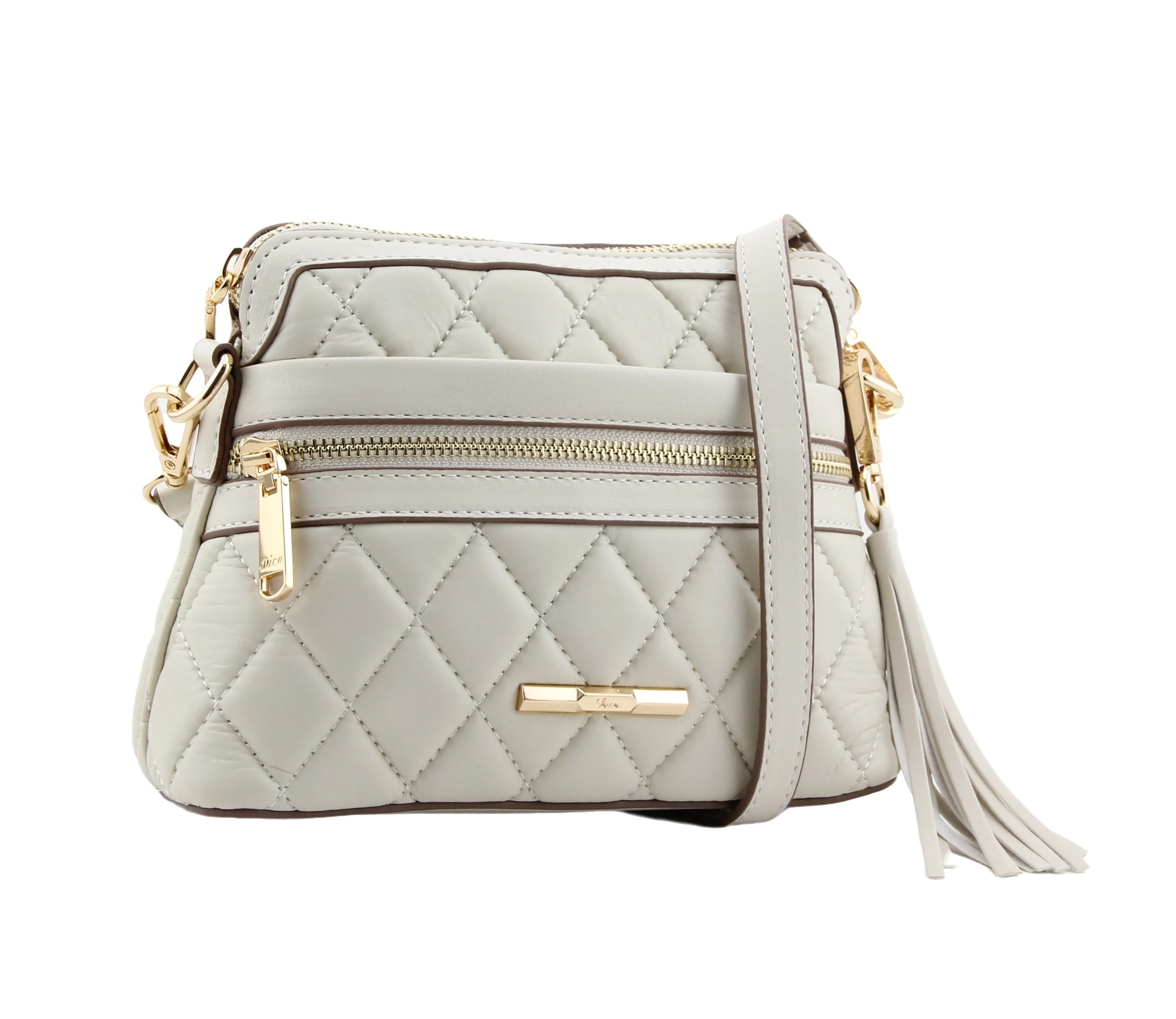 Cosmo Quilted Bag | Beige