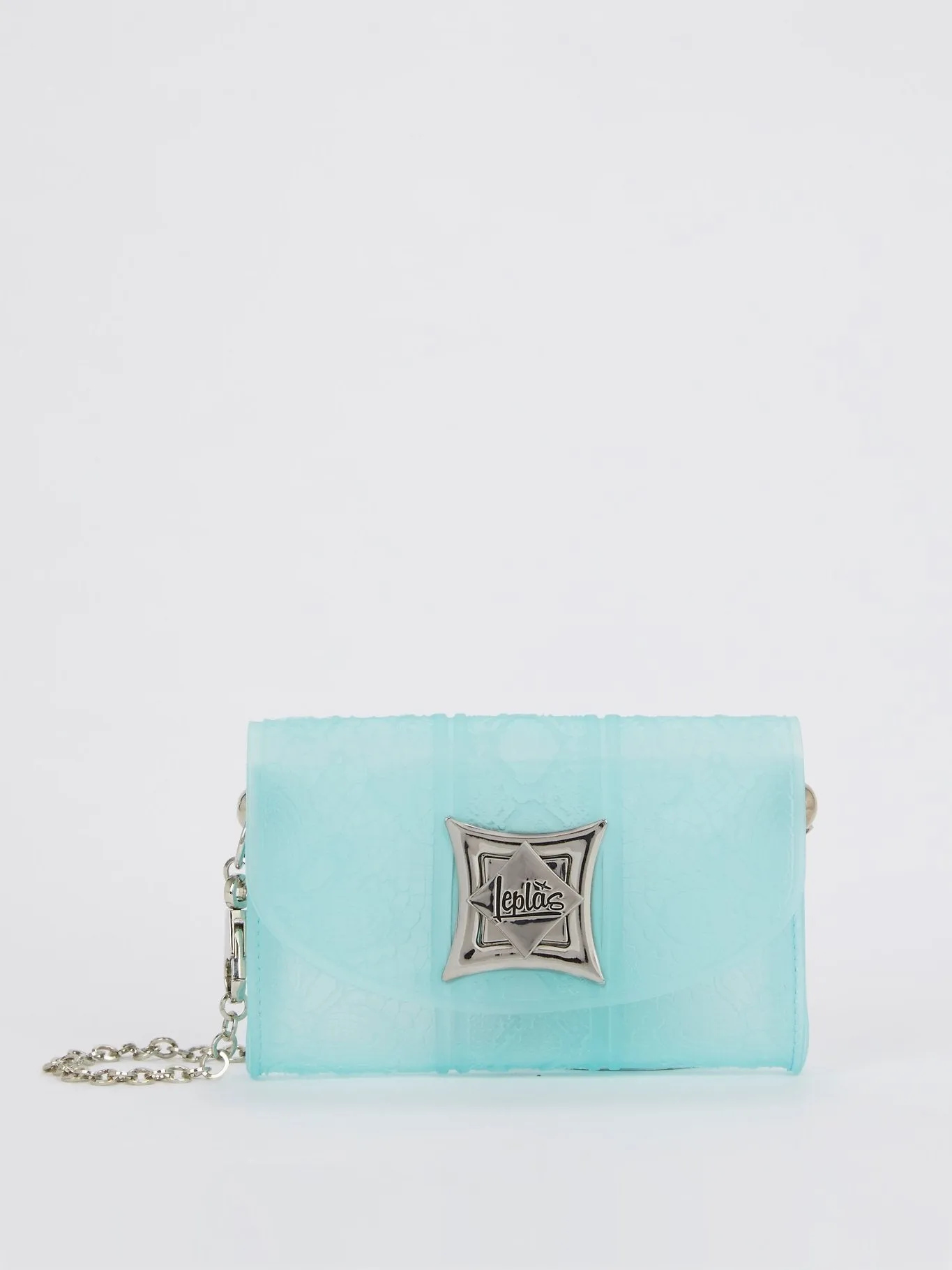 Crystal Blue Iris Lace Mini Bag