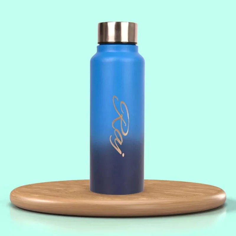 Customized Men's 3 Pcs Combo with Classic Bottle - Grey