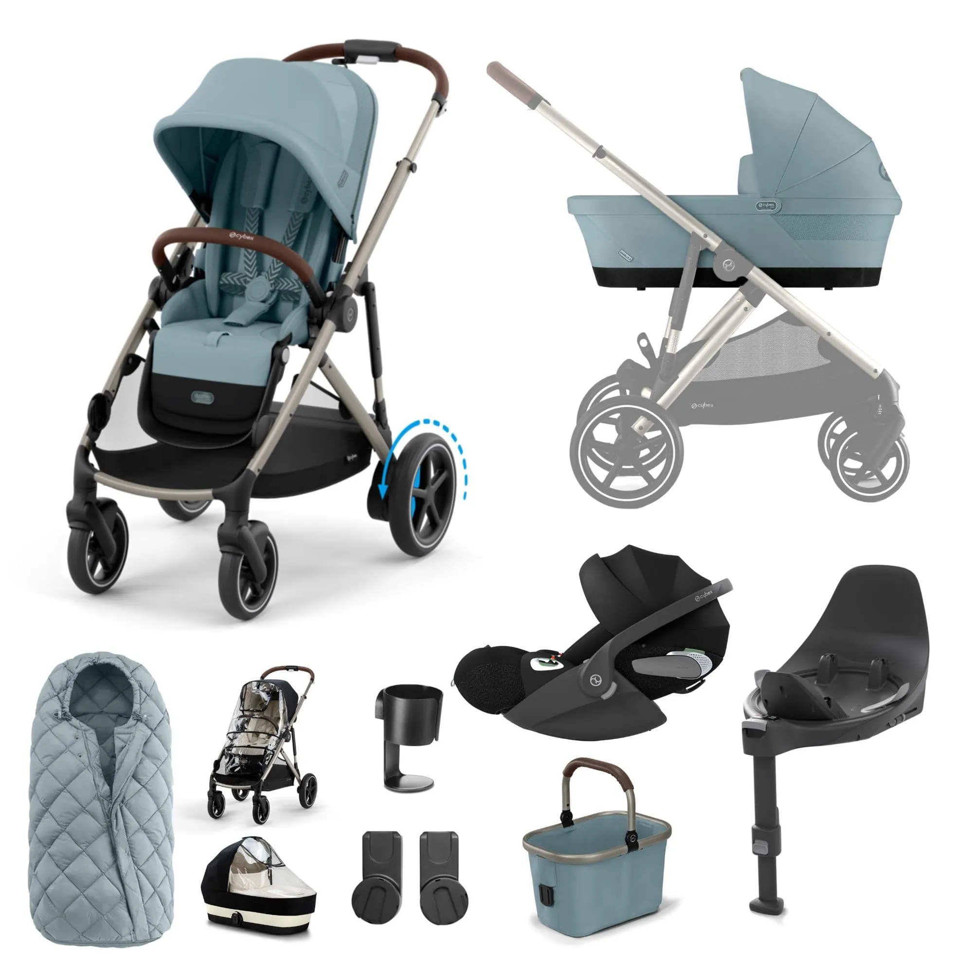 Cybex eGazelle S Luxury Kit - Stormy Blue