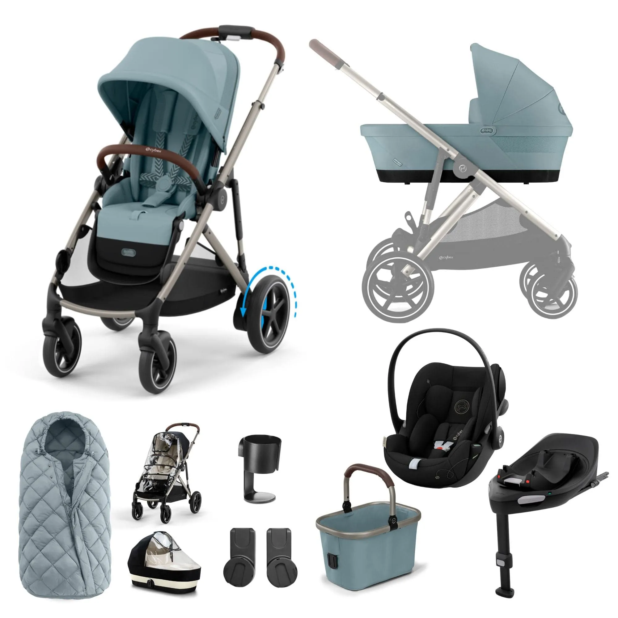 Cybex eGazelle S Luxury Kit - Stormy Blue