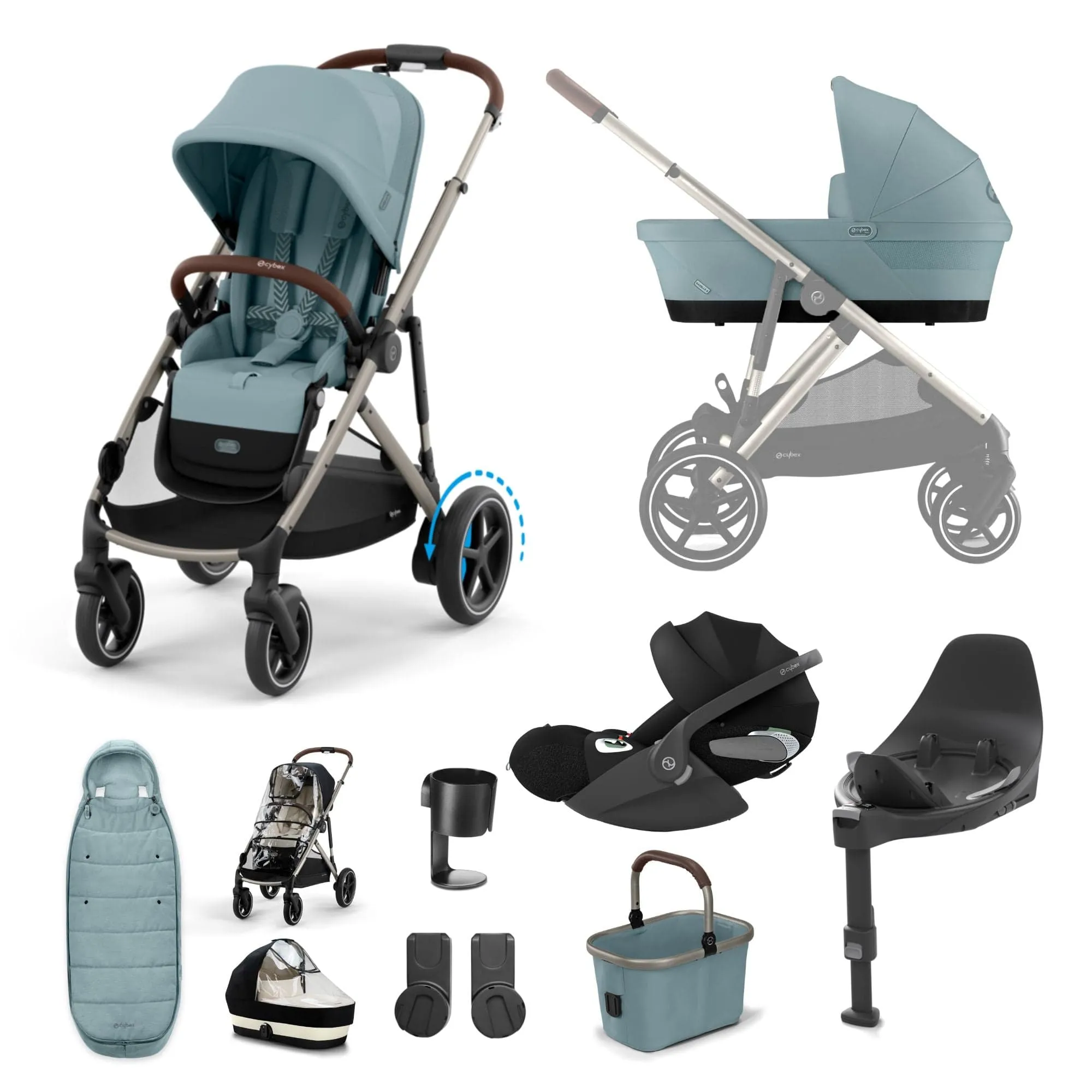 Cybex eGazelle S Luxury Kit - Stormy Blue