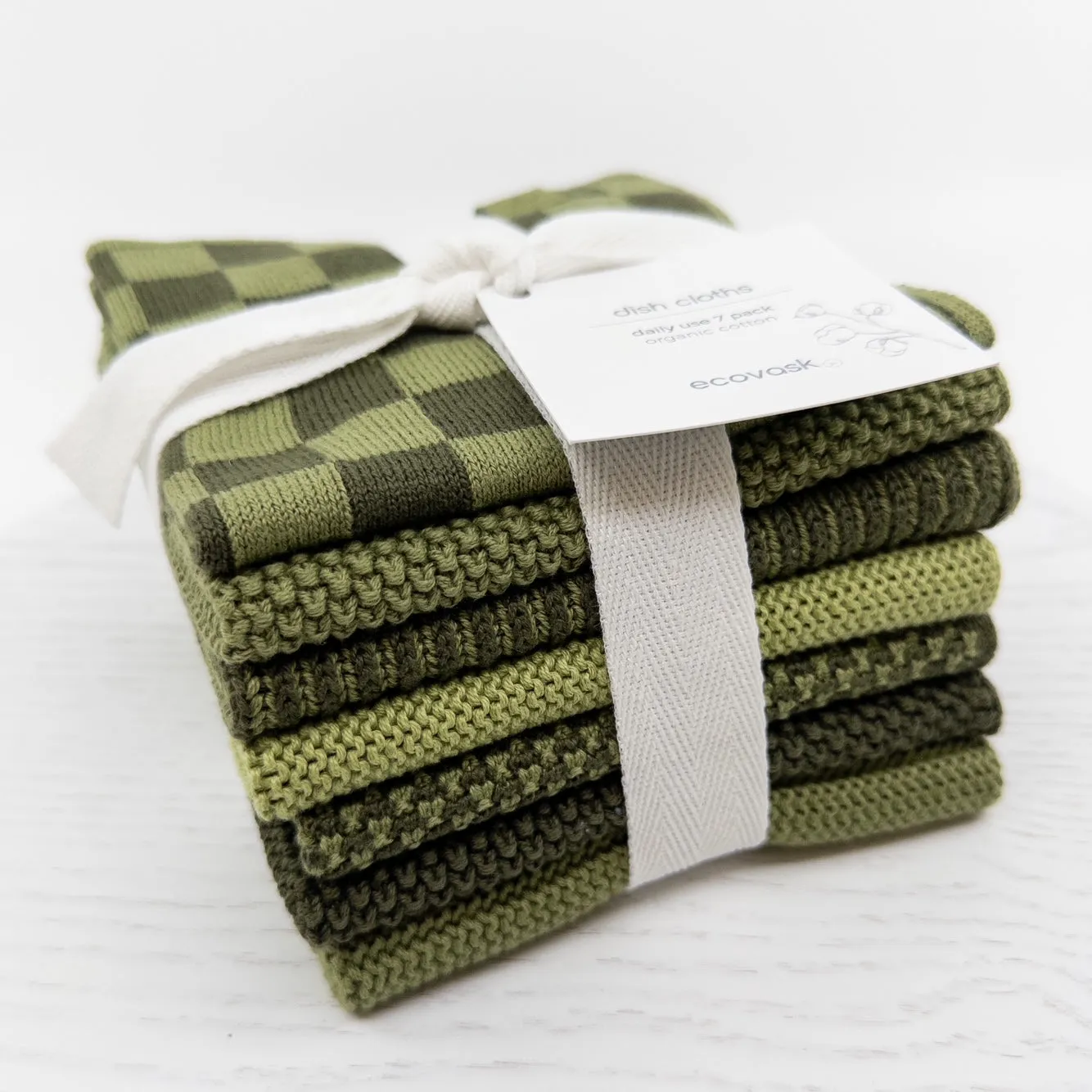 Daily Use 7pc Dishcloth pack - Hunter