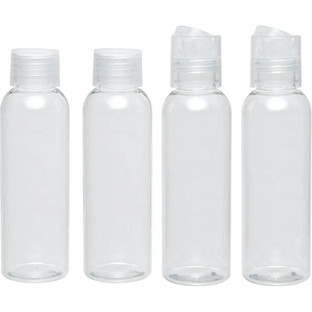 Diane Travel Set - Clear Bottles / 4 Piece